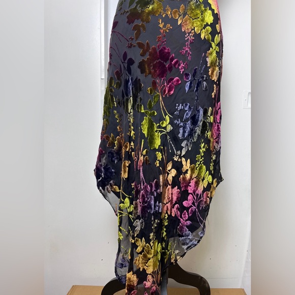 Victoria Bracha Bracha Silk High-Low Tiered Dress Size M - Picture 3 of 7